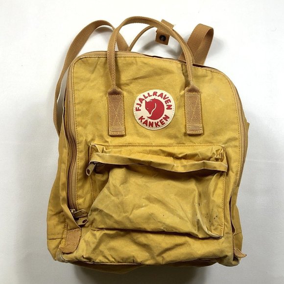 Fjällräven Bags Fjallraven Kanken Mini Backpack Mustard Acorn